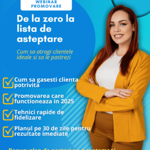 Webinar promovare - De la zero la lista de asteptare